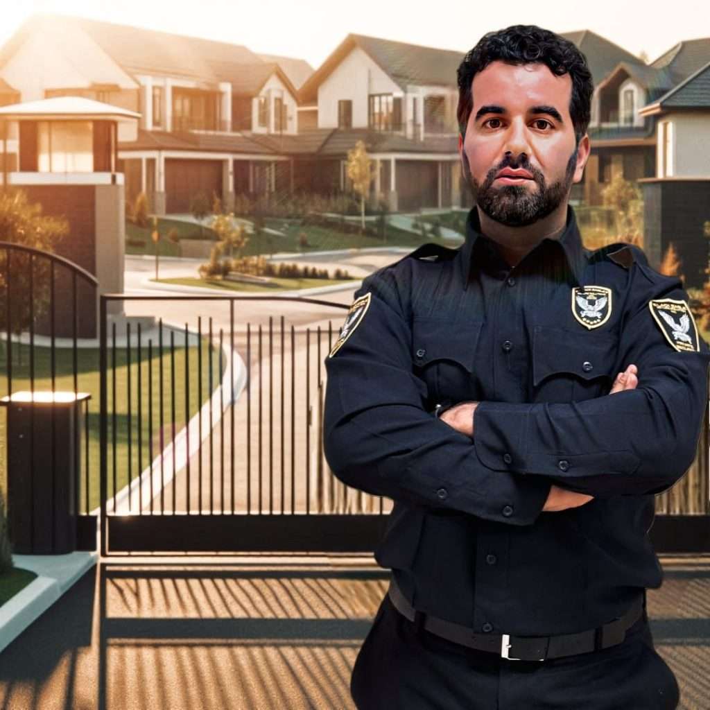 HOA gates Security Guard
